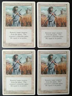 MTG | 4 x Swords To Plowshares | Fourth Edition | Magic The Gathering | Playset - Image 1