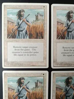 MTG | 4 x Swords To Plowshares | Fourth Edition | Magic The Gathering | Playset - Image 2