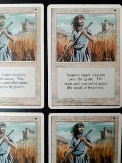 MTG | 4 x Swords To Plowshares | Fourth Edition | Magic The Gathering | Playset - Image 3