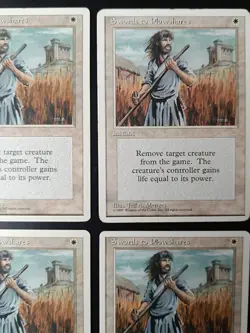 MTG | 4 x Swords To Plowshares | Fourth Edition | Magic The Gathering | Playset - Image 4