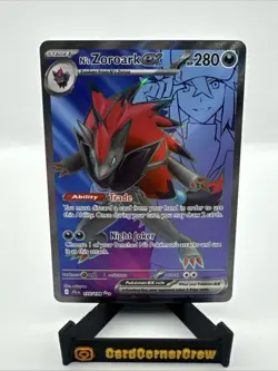 Pokemon TCG - N's Zoroark ex 175/159 Ultra Rare - Sv09: Journey Together - NM - Image 1