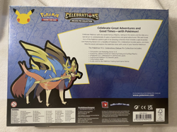 Pokemon TCG Celebrations 25th Zacian Deluxe Pin Collection Box New Sealed - Image 2