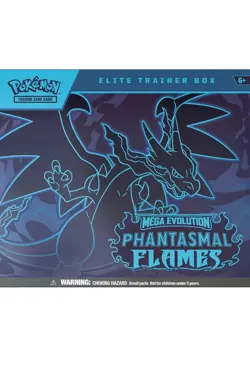 Pokemon TCG Mega Evolution Phantasmal Flames Elite Trainer Box - Image 1