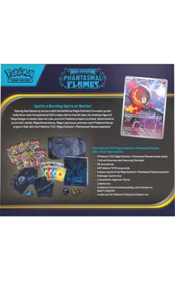 Pokemon TCG Mega Evolution Phantasmal Flames Elite Trainer Box - Image 5