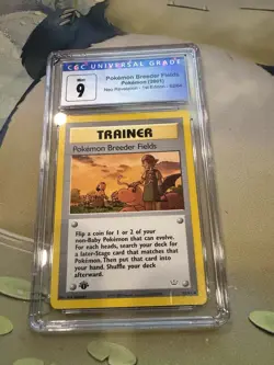 CGC Mint 9 Pokemon Breeder Fields Neo Revelation - 1st Ed. 62/64 Pokemon TCG - Image 1