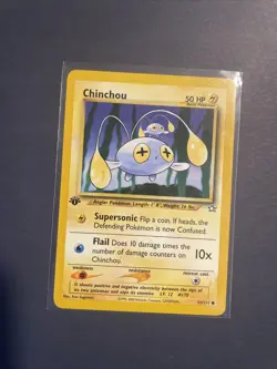 Chinchou - 55/111 - Common - 1st Edition NM, English Pokemon Neo Genesis - Image 1