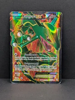 Rayquaza EX Full Art 123/124 Dragons Exalted Holo Rare Pokemon TCG ITALIAN HP - Image 1