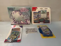 Large Sealed Pokemon Lot, Temporal Forces Etb, blisters, mystery pack lot - Image 1
