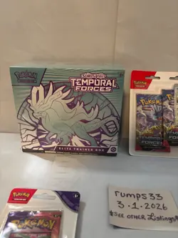 Large Sealed Pokemon Lot, Temporal Forces Etb, blisters, mystery pack lot - Image 2