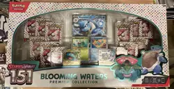 Pokemon TCG: S&V 151 Blooming Waters Premium Collection Factory Sealed Box - Image 1
