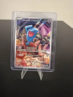 Team Rocket's Wobbuffet 203 Sv: Scarlet & Violet Promo Full Art Holo Pokemon TCG - Image 1