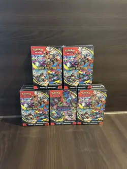 4 X Pokemon TCG Mega Evolution Booster Bundle + 1 Phantasmal Flames 6 Packs 🚚 - Image 1