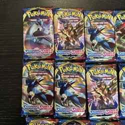 Pokemon TCG Sword and Shield Base Set Booster Pack (20 Lot) NEW/SEALED - Image 2