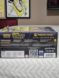 Pokemon TCG Surging Sparks Pokemon Center ETB Elite Trainer Box - Image 5