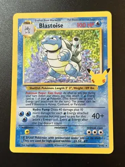 Pokemon TCG - Blastoise - Celebrations (Classic Collection) 2/102 - NM - Image 1