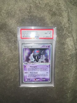 Gengar EX Pokemon 2004 Holo EX Fire Red & Leaf Green 108/112 PSA 8 - Image 4
