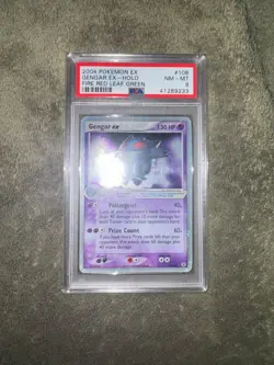 Gengar EX Pokemon 2004 Holo EX Fire Red & Leaf Green 108/112 PSA 8 - Image 5
