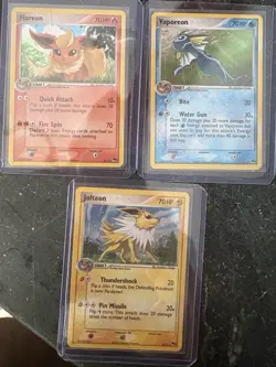 Pokemon Pop Series 3 Flareon Holo 2/17, Jolteon Holo 3/17 & Vaporeon Holo 7/17 - Image 1