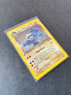 Dark Machamp 1st Edition Holo Rare Team Rocket 10/82 WOTC Pokemon - Image 3