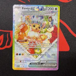 Pokemon TCG Eevee EX 174 Scarlet & Violet Black Star Promo NM - Image 1