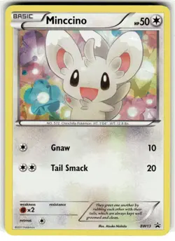Minccino - Cosmos Holo Black and White Promos BW13 Pokemon TCG NM/VLP - Image 1