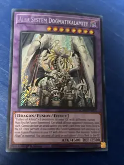 YUGIOH ALBA SYSTEM DOGMATIKALAMITY BLMM-EN011 SECRET 1ST ED NM - Image 1