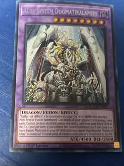 YUGIOH ALBA SYSTEM DOGMATIKALAMITY BLMM-EN011 SECRET 1ST ED NM - Image 2