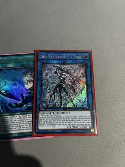Sky Striker Ace = Zero Yu-Gi-Oh! Secret Rare 1st Ed DUAD-EN049 + Maneuver EN069 - Image 2