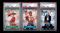Sequential PSA 10 Luffy Ace Sabo OP13- 118 119 120 SEC Alt Art One Piece English - Image 1