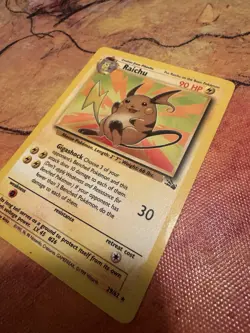 Raichu 29/62 Base Set Unlimited Non Holo Pokemon Card WOTC 1999 - Image 2