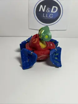 Bakugan Dual Attitude Frosch - Pyrus Aquos Red Blue Battle Brawlers W/Card RARE - Image 4