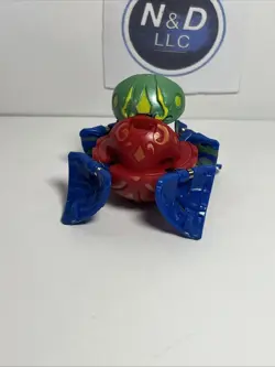 Bakugan Dual Attitude Frosch - Pyrus Aquos Red Blue Battle Brawlers W/Card RARE - Image 5