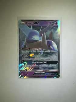 Pokemon TCG S&M Unified Minds Latios GX Holo Card 78/236 Full Art Ultra Rare NM - Image 1