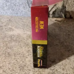 Pokemon Hidden Fates Pin Collection Mew Box with Promo Card & Booster Packs - Image 4