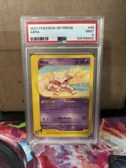 Abra 46/144 2003 Pokemon Skyridge PSA 9 Card - Image 1