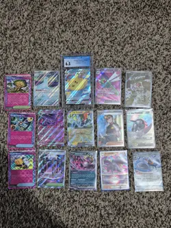 Pokemon 15 Card Lot - SIR, Illustrations, VMAX, VSTAR, Full Arts, Pikachu & More - Image 1