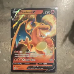 Pokemon Charizard V Ultra Rare Holo 017/172 Brilliant Stars TCG Card - Image 1
