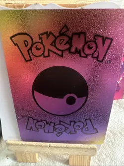Charizard VMAX Multi Color Foil Fan Art 🖼 Display Card Purple NM - Image 2