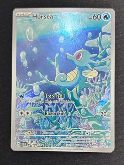 Horsea 067/064 Illustration Rare IR Card NEAR MINT - Pokemon TCG Shrouded Fable - Image 1
