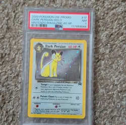 Pokemon Wotc Promo Dark Persian 17/53 Holo 60 HP Stage 1 PSA Graded Card - Image 1