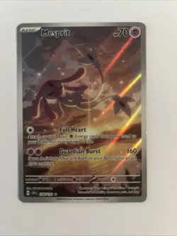 Pokemon TCG Mesprit Illustration Rare Holo Card 204/191 Sv08: Surging Sparks - Image 1