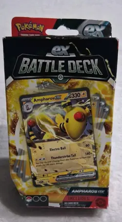 Pokemon TCG: Ampharos ex Battle Deck (Ready-to-Play 60-Card Deck) - Image 1