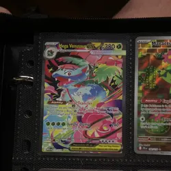 Mega Venusaur EX Full Art Holo 177/132 Me01 380 HP Rare Pokemon Card - Image 1