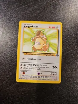 Pokemon TCG Kangaskhan Card 21/64 Jungle Non-Holo Rare - Image 1
