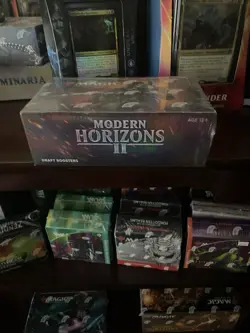 Modern Horizons 2 draft booster box jammed w heat Sealed - Image 2