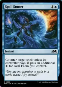 Spell Stutter - Foil x1 - Wilds of Eldraine - NM-Mint, English - Wilds of Eldrai - Image 1