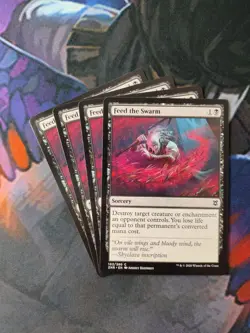 Feed the Swarm x 4 | Zendikar Rising | % Off 2+* | NM | MTG - Image 1