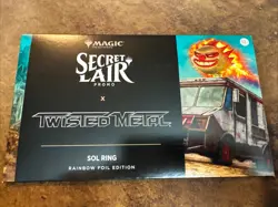 MTG Secret Lair x Playstation Twisted Metal Sol Ring Rainbow Foil - Sealed NEW - Image 1