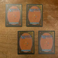 4x Red Ward NM+ NEVER PLAYED MTG Fourth 4th Ed. Magic x4 FAST SHIPPING - Image 2