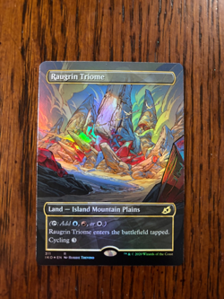 Raugrin Triome (Showcase) Ikoria: Lair of Behemoths Foil Free Shipping - Image 1